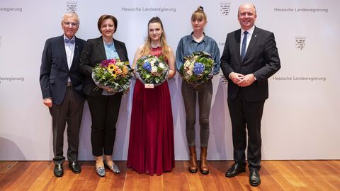 Botschafterin Dr. Ana Polak Petrič, Tajda Krajnc, Ana Schnabl