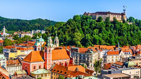 Ljubljana in Slowenien Ljubljana