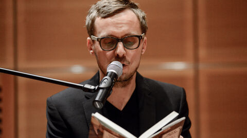 1. Europäischer Salon mit Slowakei - Lesung des Schriftstellers Michal Hvorecký  Lesung des Schriftstellers Michal Hvorecký