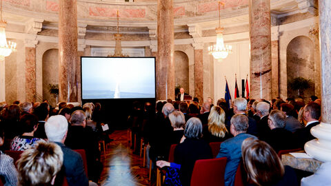 Hessischer Europaempfang am 01.11.2016 in Wiesbaden - Veranstaltungsraum des Biebricher Schlosses Veranstaltungsraum des Biebricher Schlosses