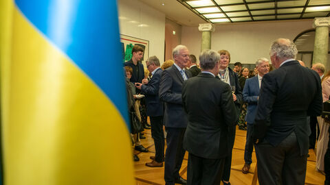 17. Europäischer Salon mit der Ukraine am 17. März 2023 Empfang im Anschluss an die musikalische Darstellung