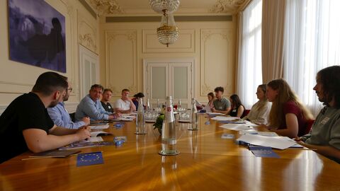 Europäisches Hausparlament von Pulse of Europe in der Staatskanzlei