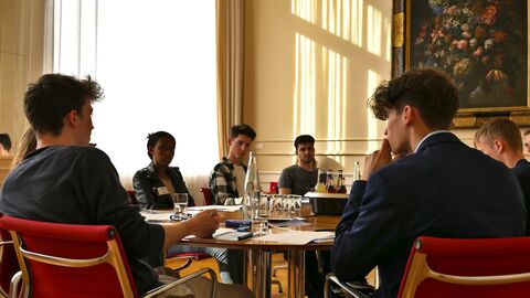 Europäisches Hausparlament von Pulse of Europe in der Staatskanzlei