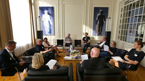 Europäisches Hausparlament von Pulse of Europe in der Staatskanzlei