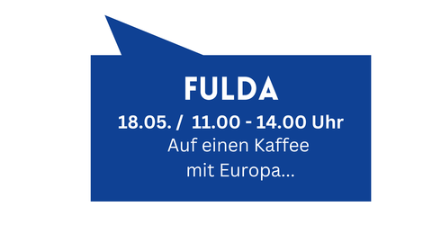 Europe Direct Fulda Sprechblase mit Textinhalt