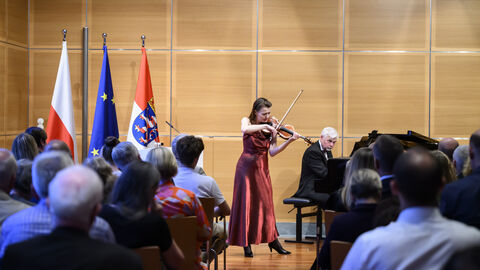 Violinistin Anna Balzer-Tarnawska