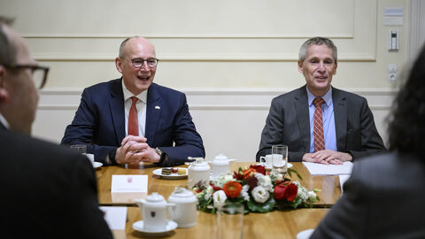 Honorarkonsul Frank Hermann und Botschafter Thomas Østrup Møller